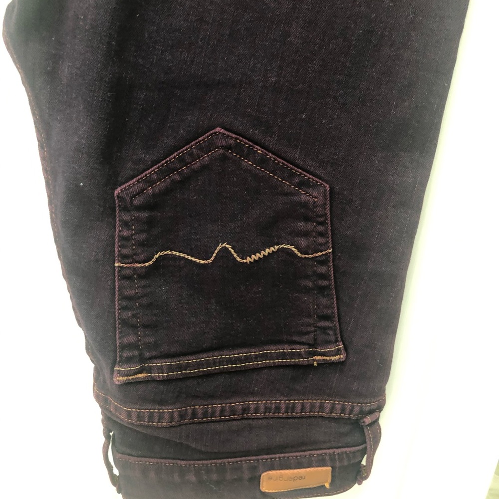 Dark Red/Purple wash Red Engine Scorcher Jean